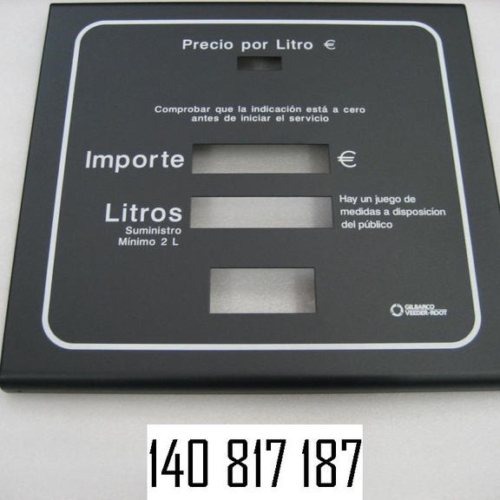 140817187 - DOOR + DISPLAY + PRESET POWDER COATED. SK700 1PPU